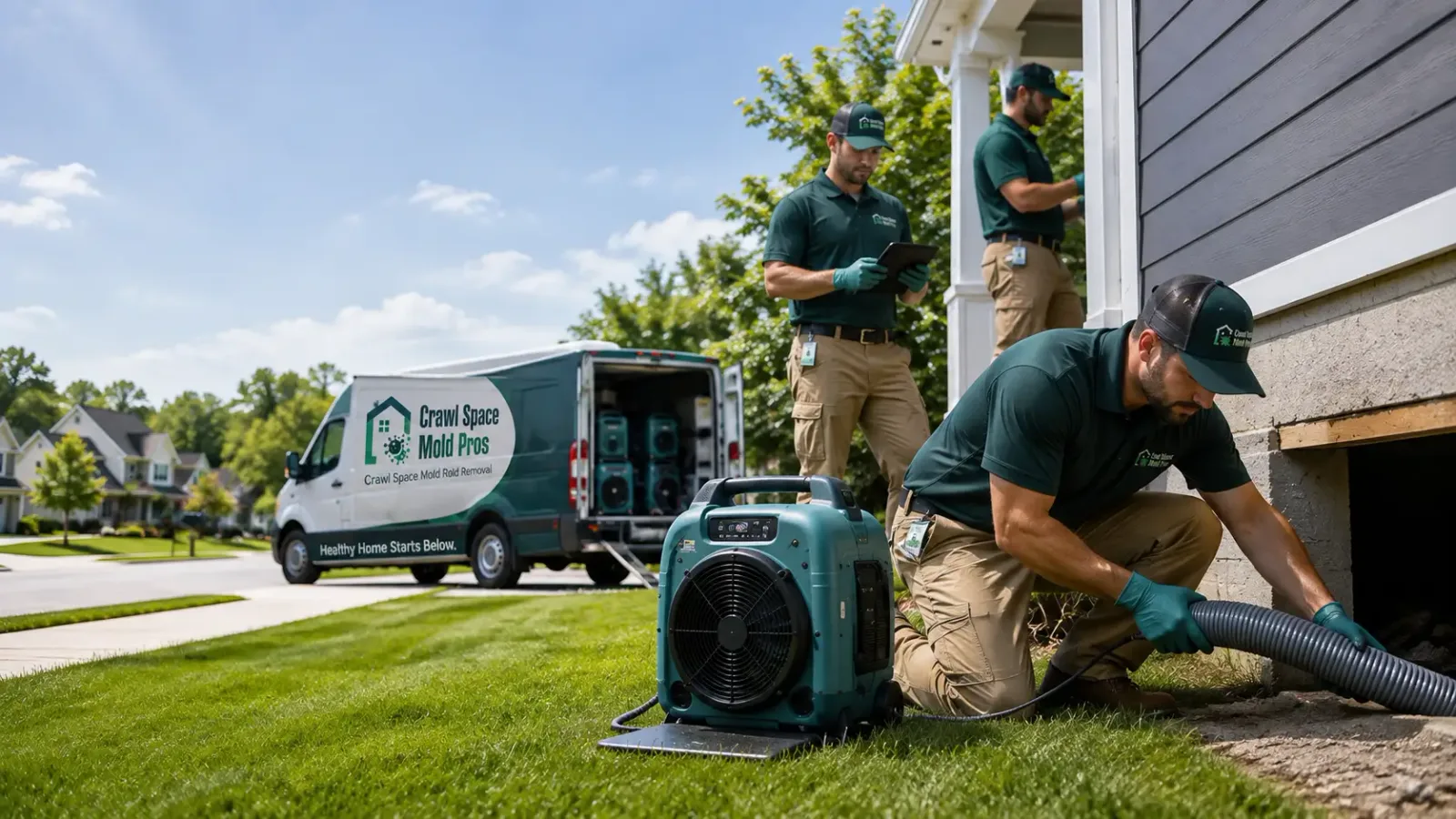 Crawl Space Mold Removal in Clermont, IA